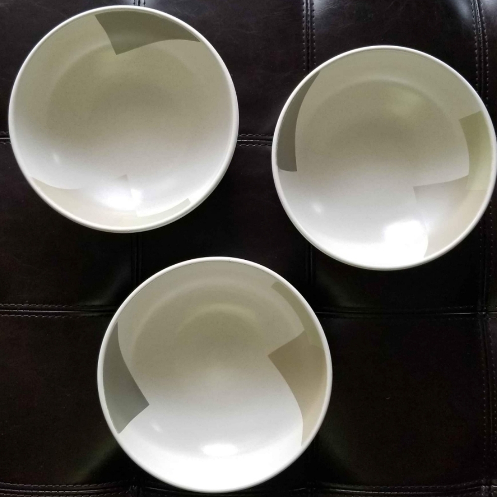 ❗Mikasa Modern Ceramic Bowl Set Cream Olive❗
